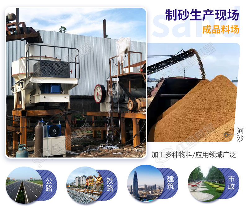制砂生產(chǎn)線成品質(zhì)量高、效益高