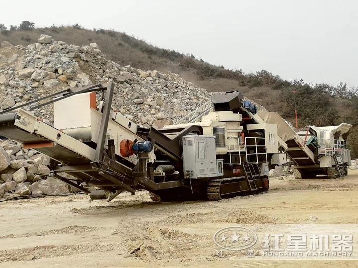 建筑垃圾破碎現場，選好設備收益更高